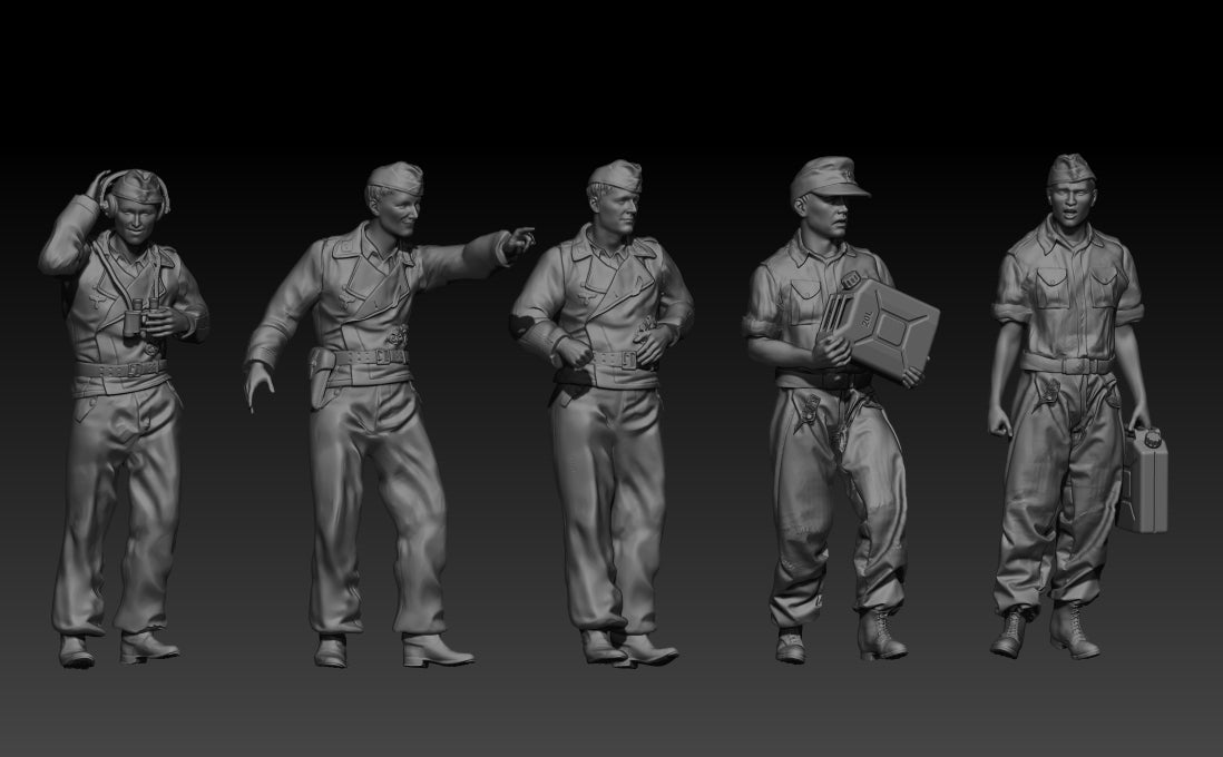 Panzer Maintenance and Resupply Crew