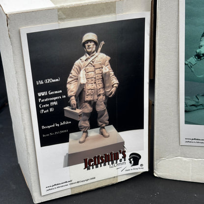 1/16 (120mm) Scale - Operation "Mercury" Crete May, 1941 Set with 4 Figurines