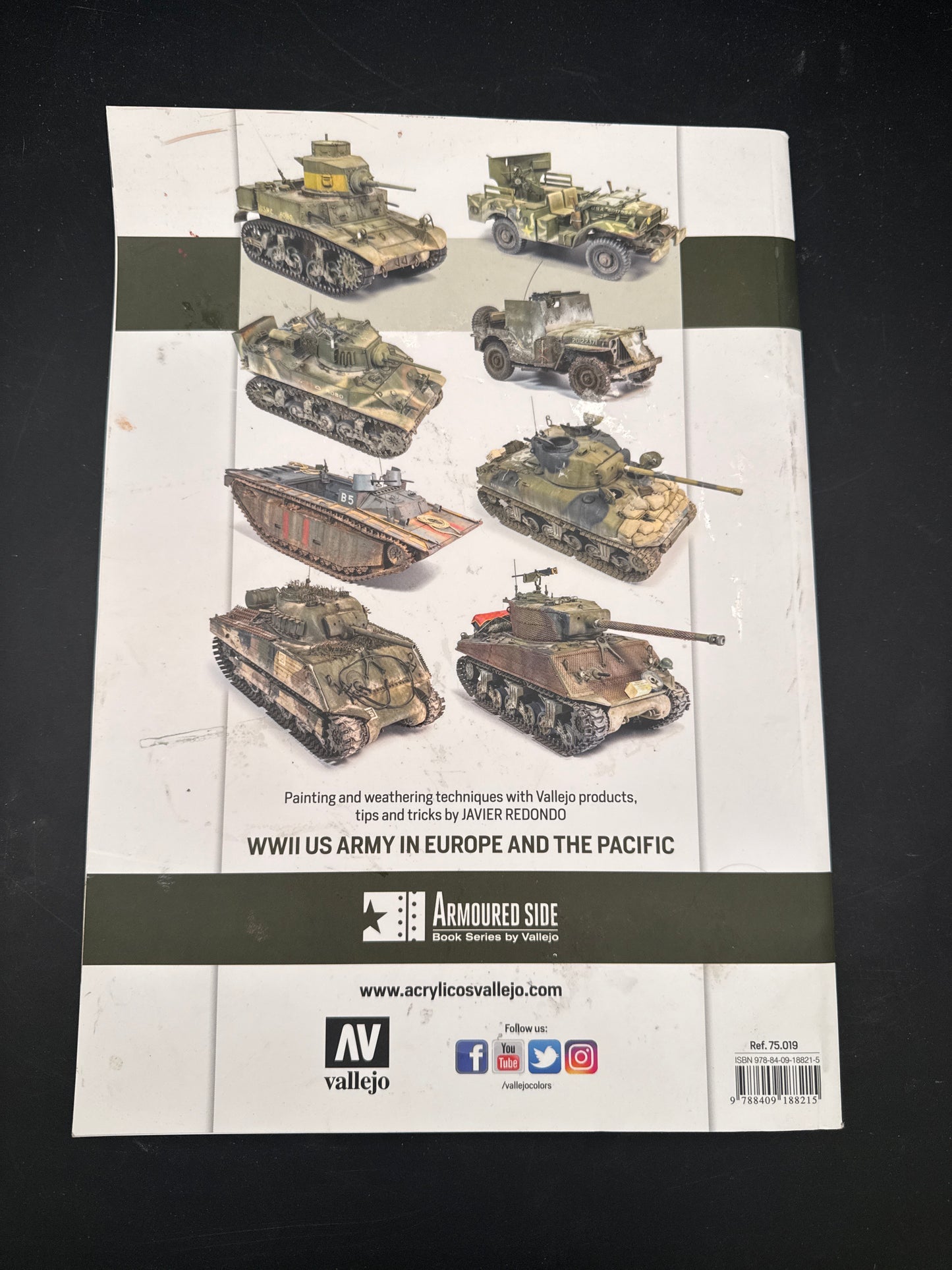 WWII US Army in Europe and Pacific Painting and Weathering AFV with Vallejo Products