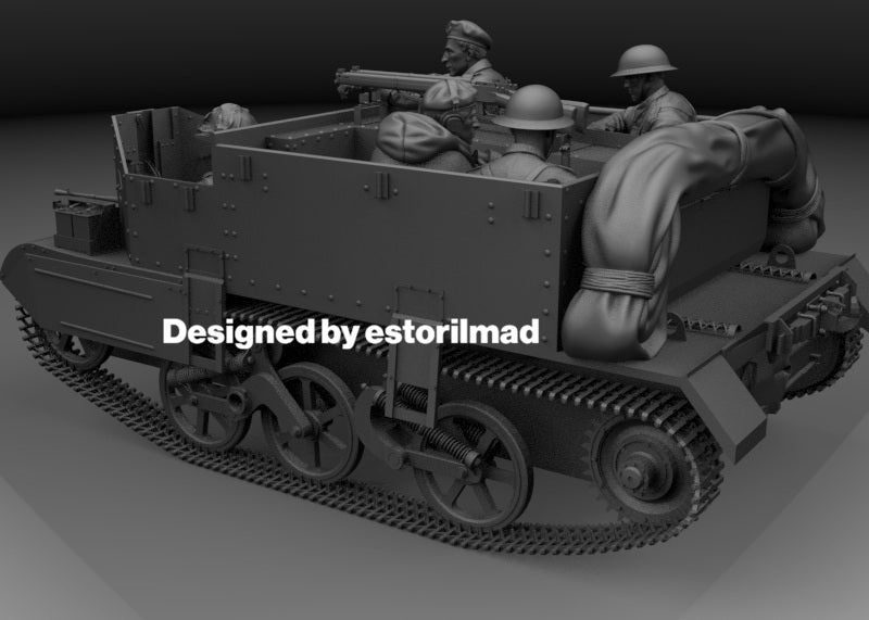 Iron Steeds of the Commonwealth: Bren Carrier & Crew