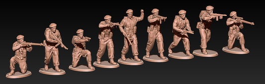 British Commandos in Berets