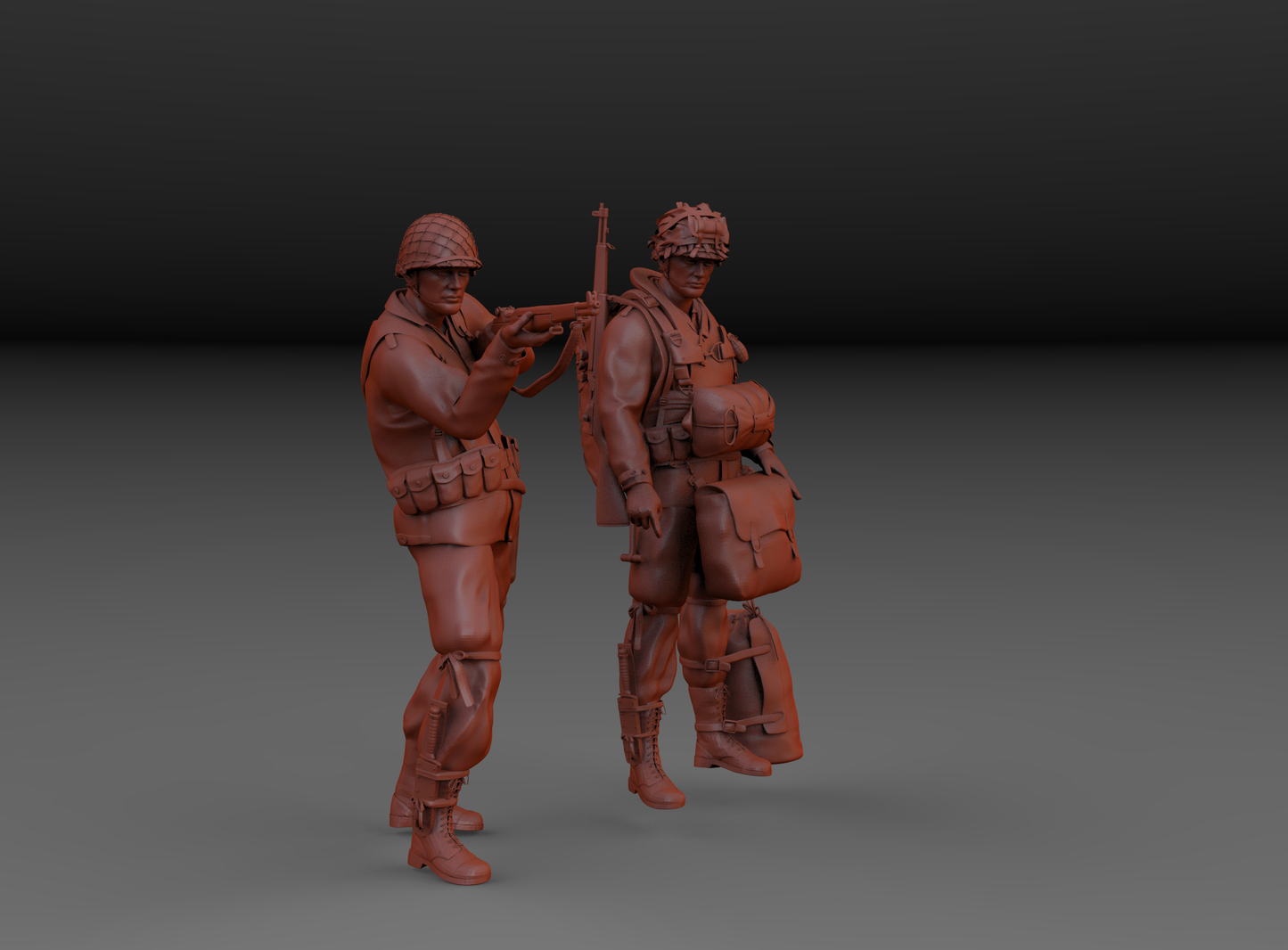 Drop Zone Contact: US Paratrooper Duo