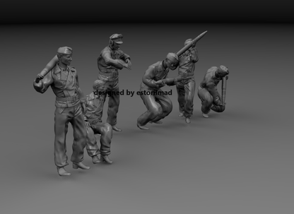 Steel Rain: Tiger I Tank Crew in Action