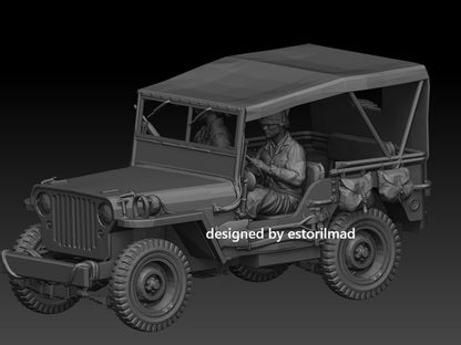 Hedge-Hopping: Willys MB Jeep in Normandy