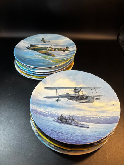 Collection of 12 RAF Plates