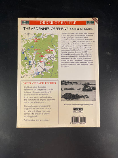 The Ardennes Offensive US III & XII Corps Southern Sector