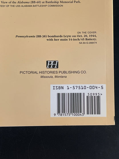 American Battleships A Pictorial History of BB-1 to BB-71, with Prototypes Maine & Texas