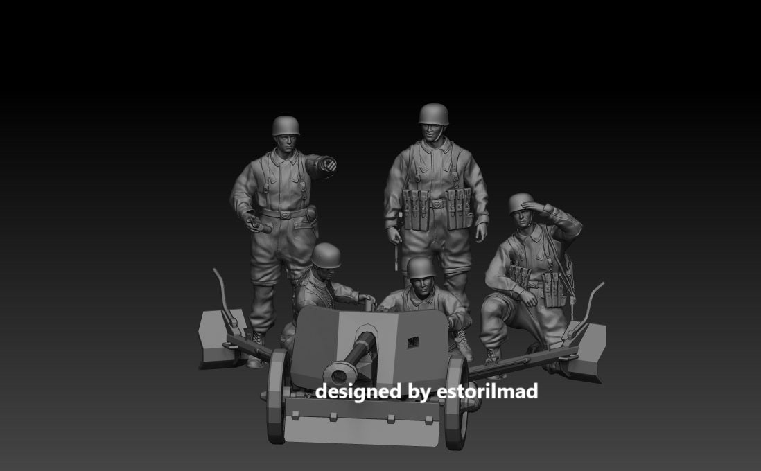 Iron Defense: Fallschirmjäger PaK 40 Crew