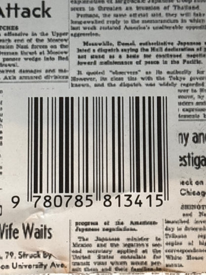 Pearl Harbor Extra A Newspaper Account of the United States' Entry Into World War II