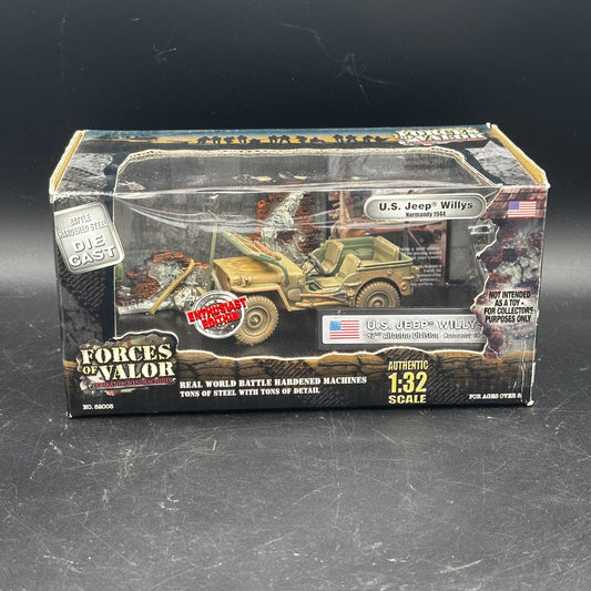 U.S. Jeep Willys ;  82nd Airborne Division  (Forces of Valor (Unimax), 1/32)