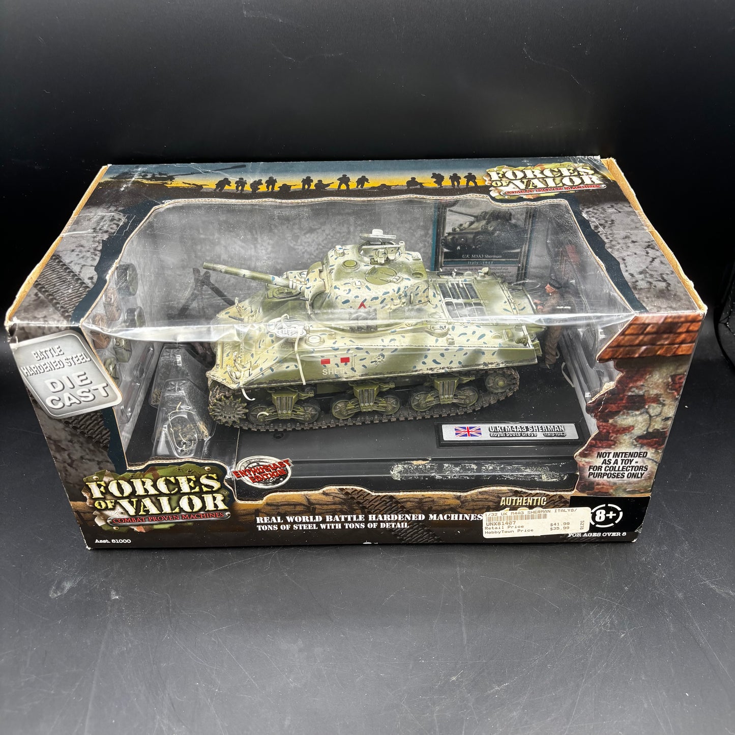 British Sherman M4A3 ;  Royal Scots Greys  (Forces of Valor (Unimax), 1/32)