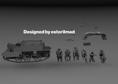 Iron Steeds of the Commonwealth: Bren Carrier & Crew