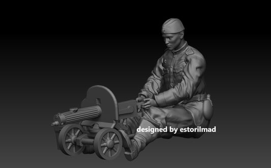 Red Army Defense: Russian Maxim M1910 Gunner