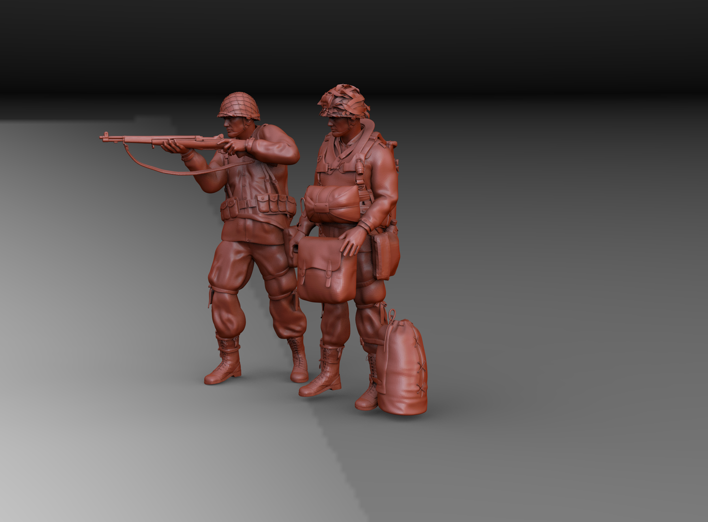 Drop Zone Contact: US Paratrooper Duo