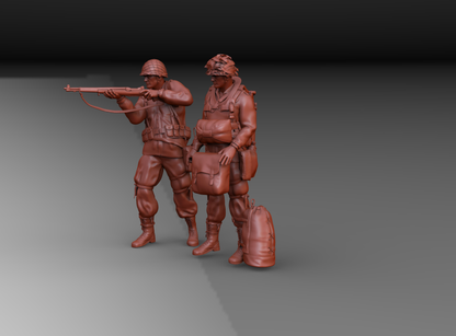 Drop Zone Contact: US Paratrooper Duo