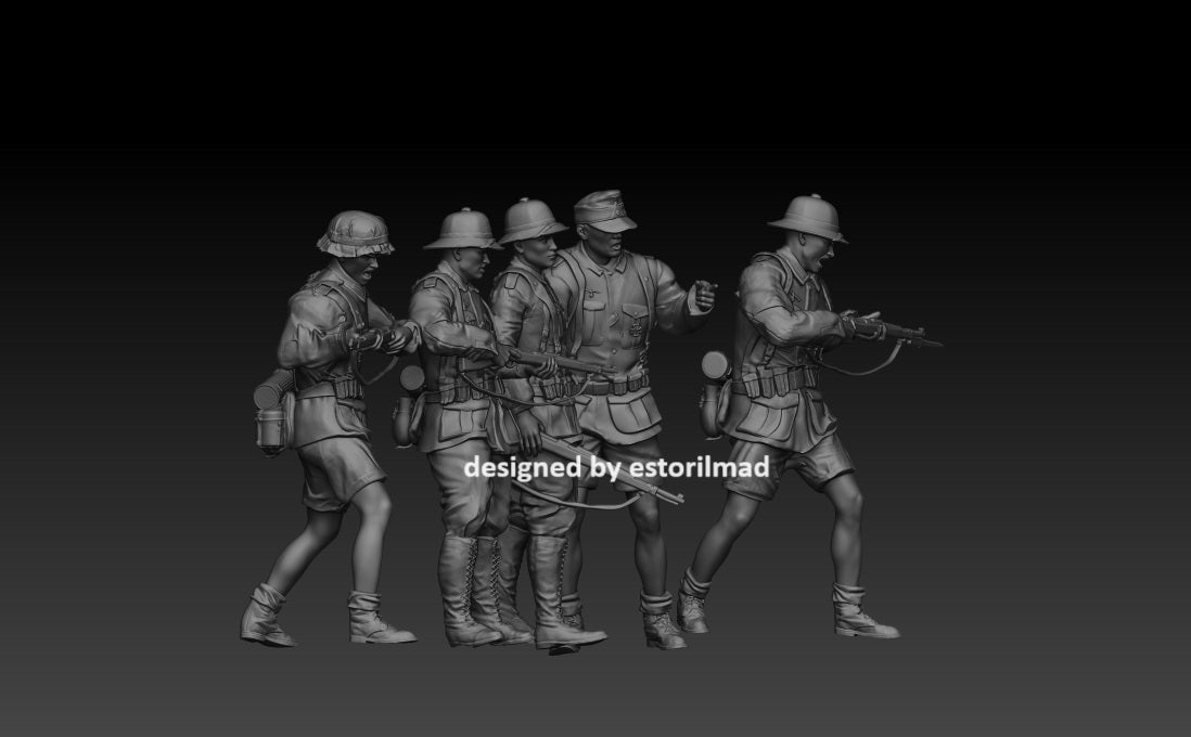 Desert Foxes: German Afrika Korps Soldier Pack