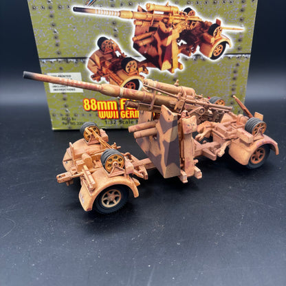 88mm Flak 36 ;  Deutsches Afrikakorps (DAK)  (21st Century Toys, 1/32)