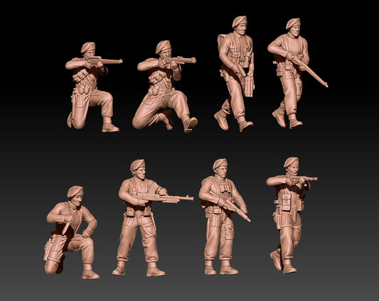 British Commandos in Berets Set 1