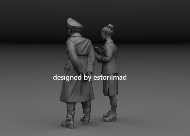 Command Hierarchy: SS General and Helferin