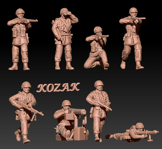British Paratroopers in Helmets Set 2