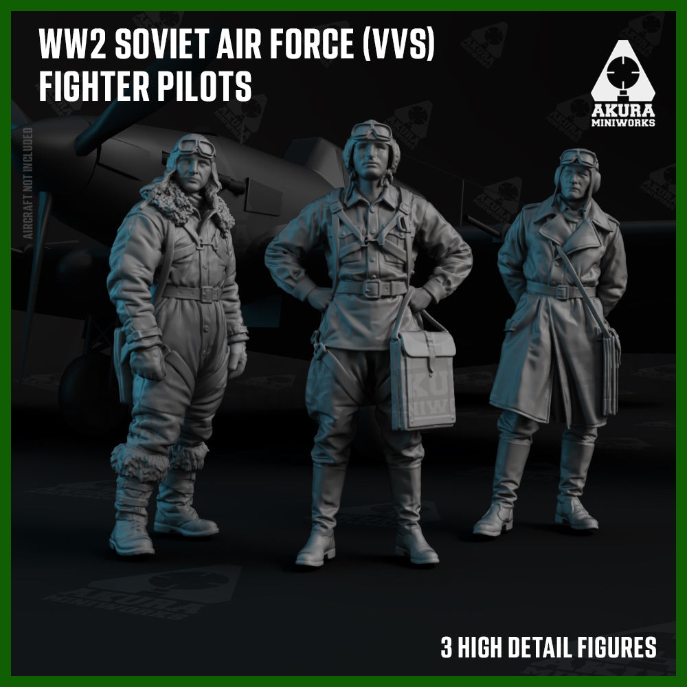 WW2 Soviet Air Force (VVS) Fighter Pilots