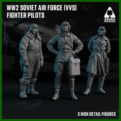 WW2 Soviet Air Force (VVS) Fighter Pilots