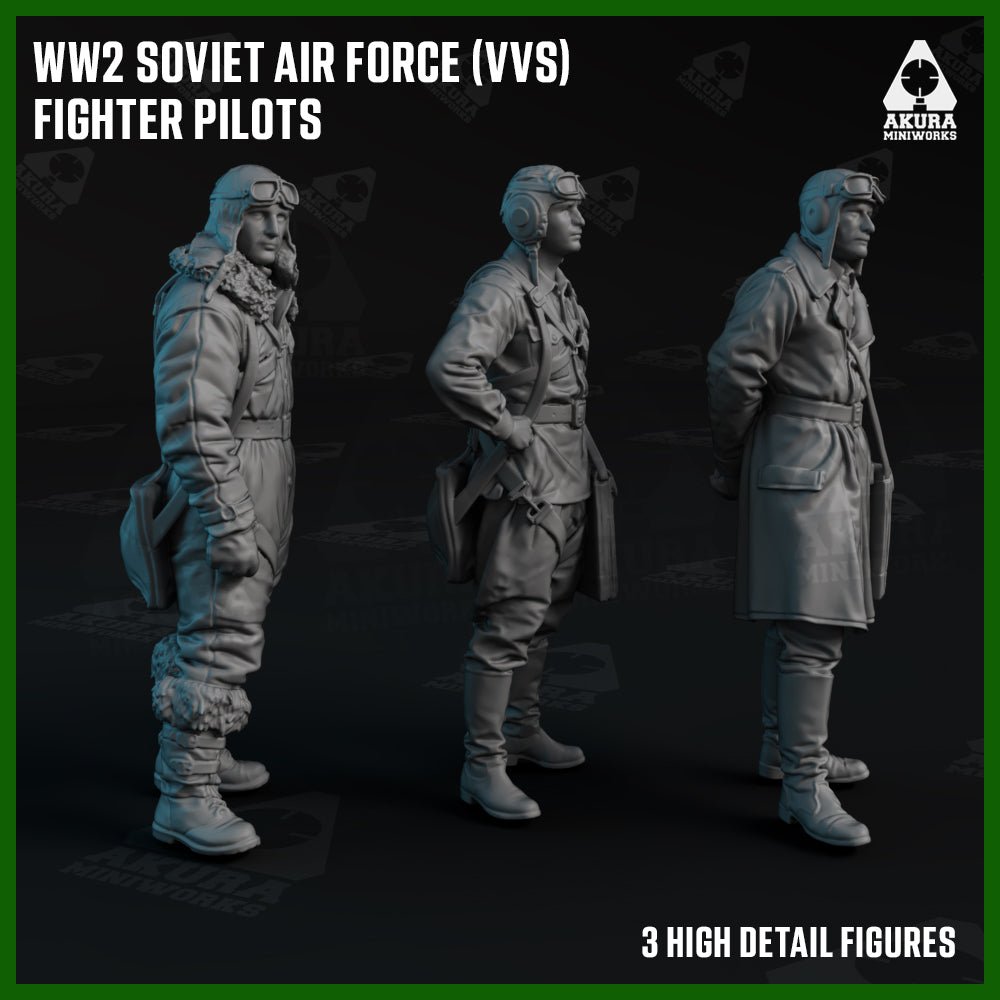 WW2 Soviet Air Force (VVS) Fighter Pilots
