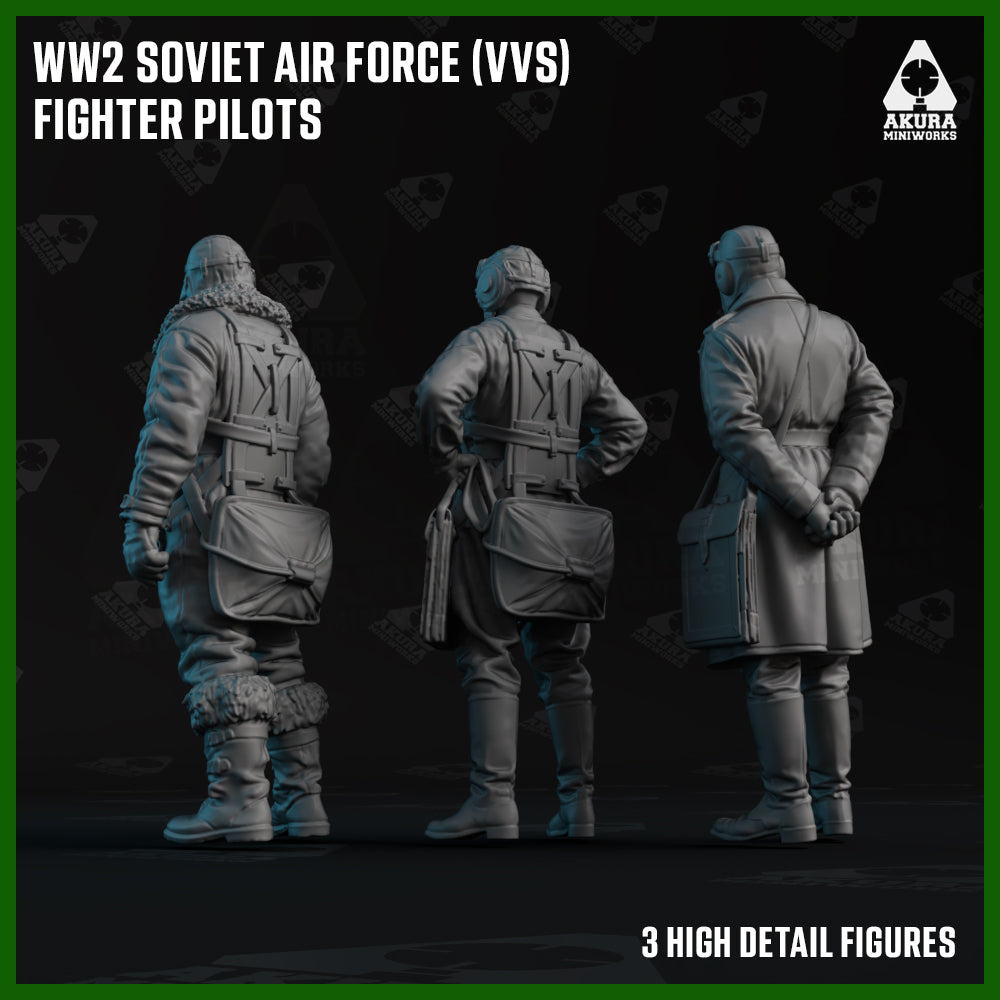 WW2 Soviet Air Force (VVS) Fighter Pilots