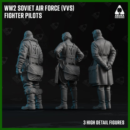 WW2 Soviet Air Force (VVS) Fighter Pilots