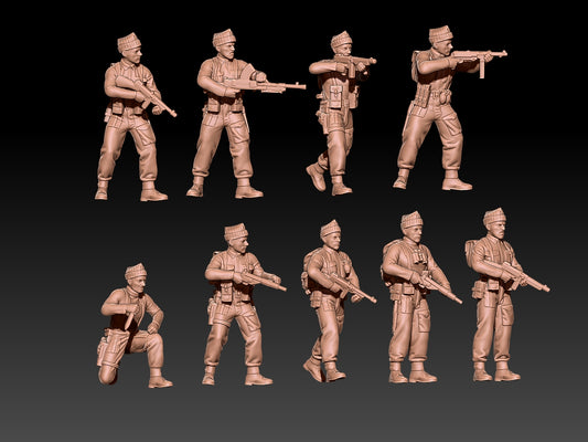 British Commandos with Wool Hats Set 2