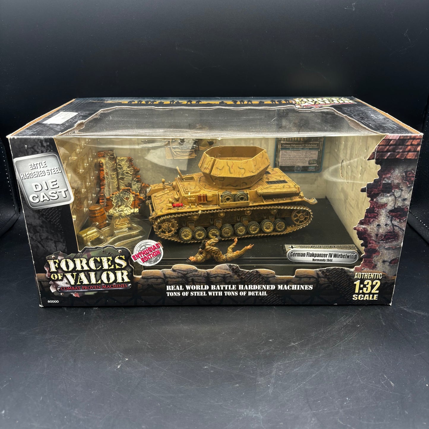German Flakpanzer IV Wirbelwind ;  12th SS Panzer Division 'Hitlerjugend'  (Forces of Valor (Unimax), 1/32)