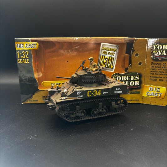 U.S. M5A1 Stuart ;  31st Tank Battalion, 7th Armored Division  (Forces of Valor (Unimax), 1/32)