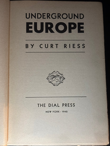 UNDERGROUND EUROPE