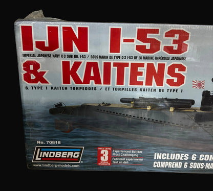 IJN I-53 & Kaitens ;  Imperial Japanese Navy (IJN)  (Lindberg, 1/72)