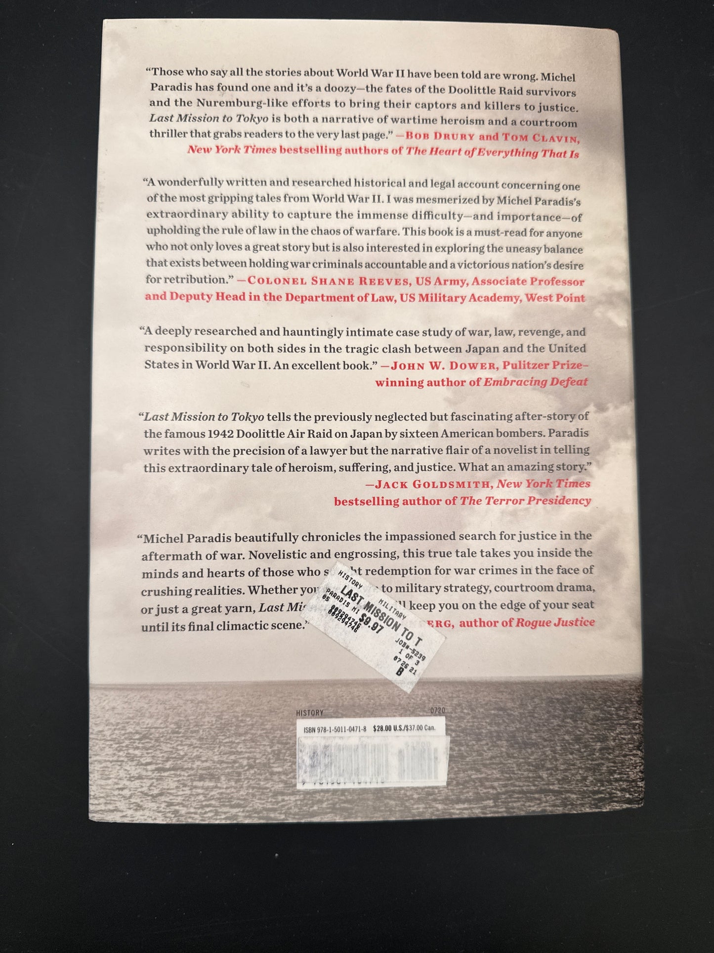 Last Mission to Tokyo The Extraordinary Story of the Doolittle Raiders and Their Final Fight for Justice