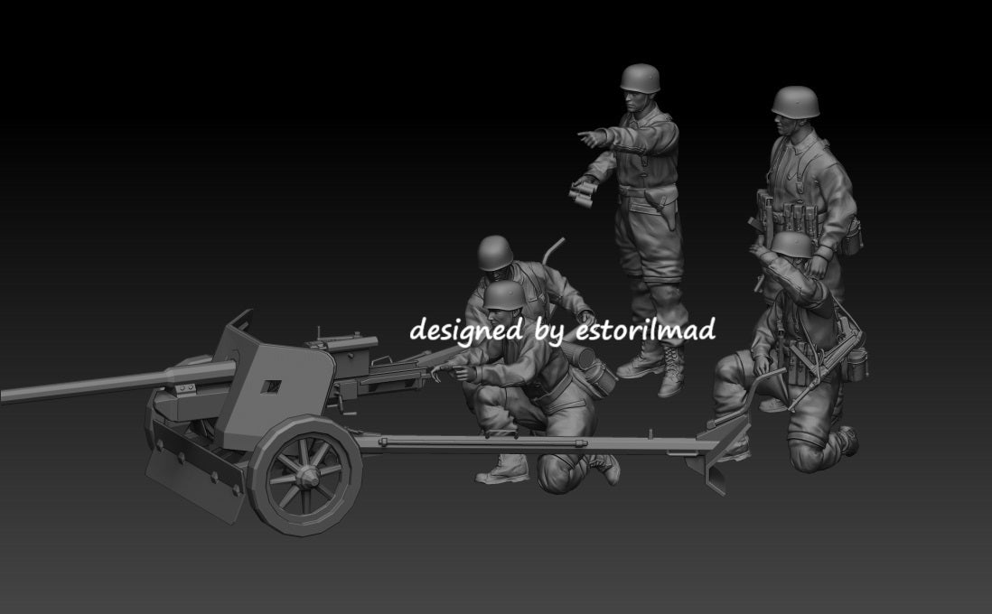 Iron Defense: Fallschirmjäger PaK 40 Crew