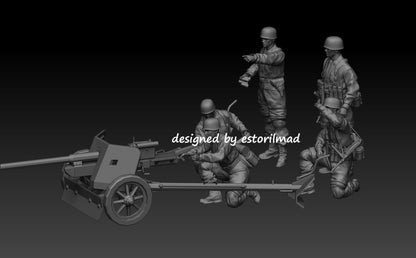 Iron Defense: Fallschirmjäger PaK 40 Crew