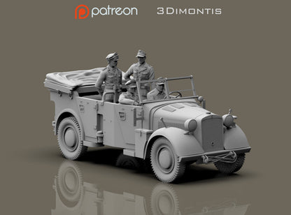 Horch 901and General Rommel – 1/35 scale