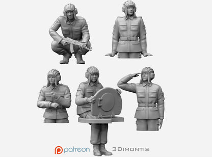 Russian Tank Crew – 1/32 scale