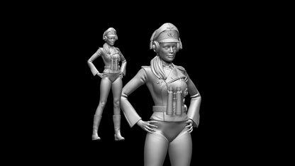 German Girl Tank Crew – 1/32 scale
