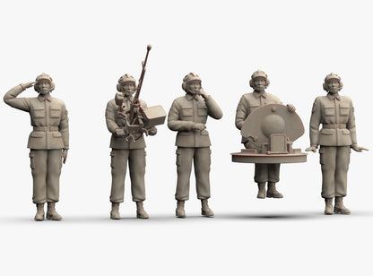 Chinese Soldiers Tank Crew – 1/35 scale