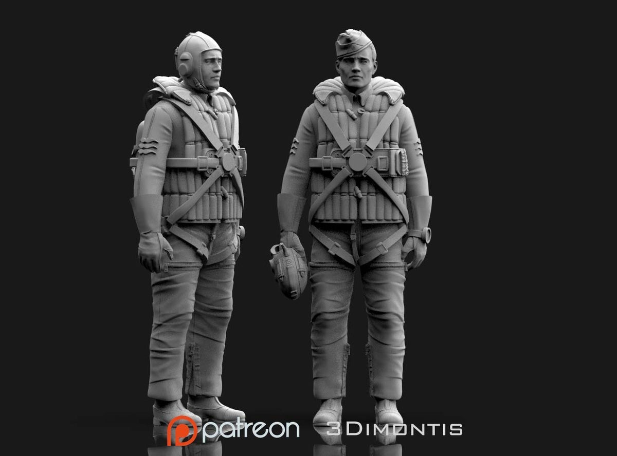 German Pilot Luftwaffe – 1/35 scale