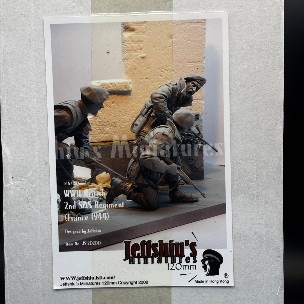 Jeff Shiu 1/16 WWII British 2nd SAS Regiment France 1944 Collector Edition box (JS120200)