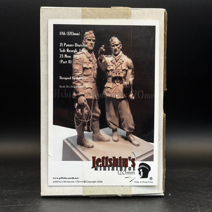 Jeff Shiu 1/16 21. Panzer-Division Sidi Rezegh 1941 Part II resin figure kit box (JS120089)