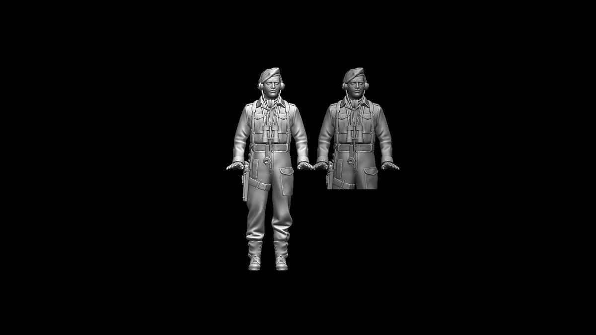 British Tankman – 1/35 scale