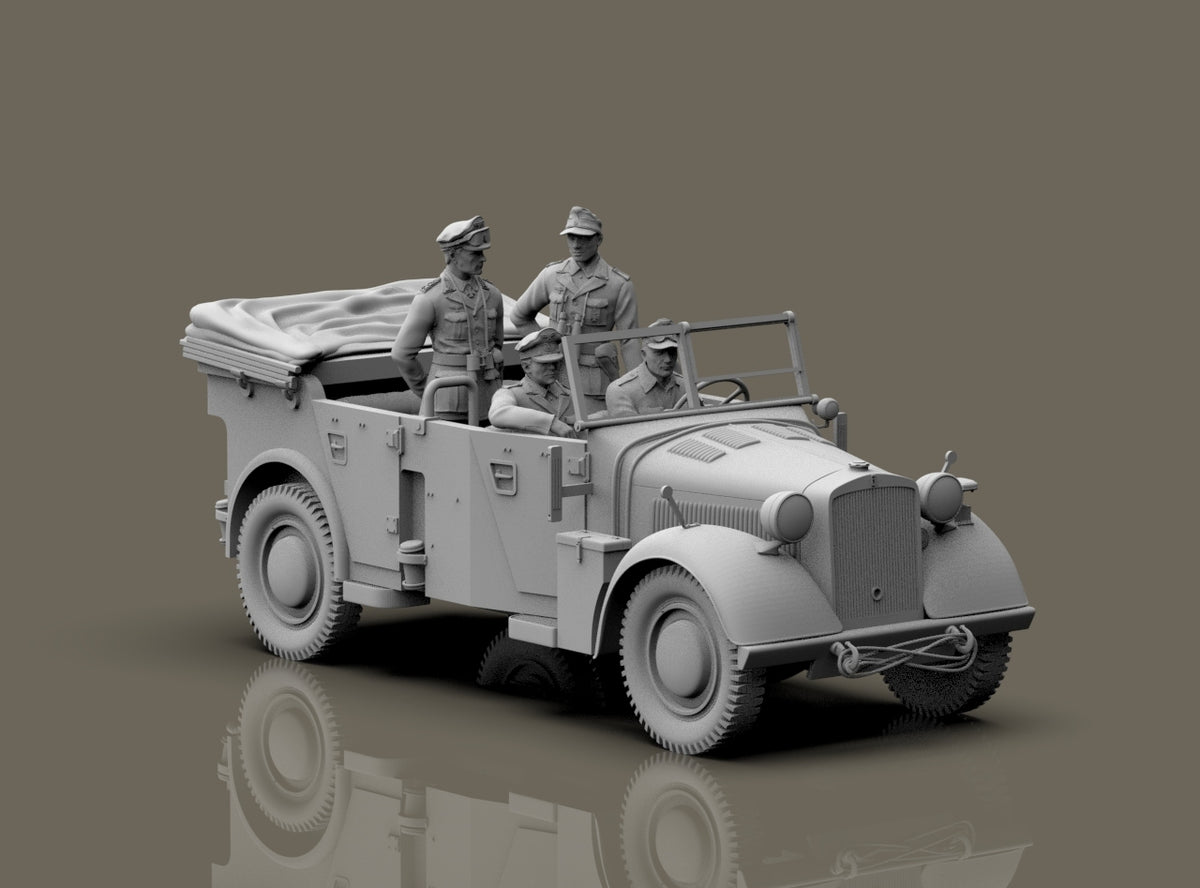 Horch 901and General Rommel – 1/16 scale
