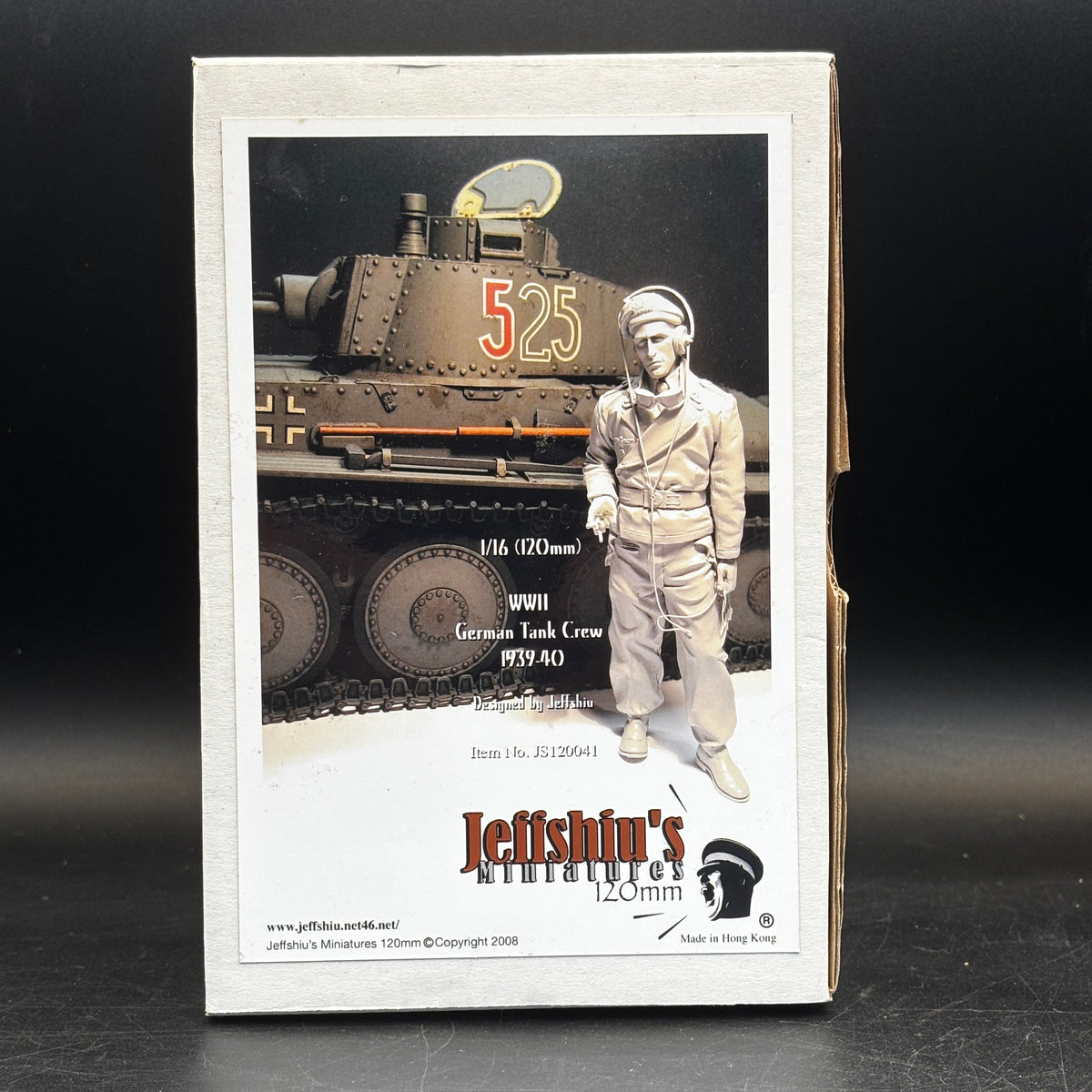 Jeff Shiu 1/16 WWII German Tank Crew 1939-40 resin figure kit box (JS120041)