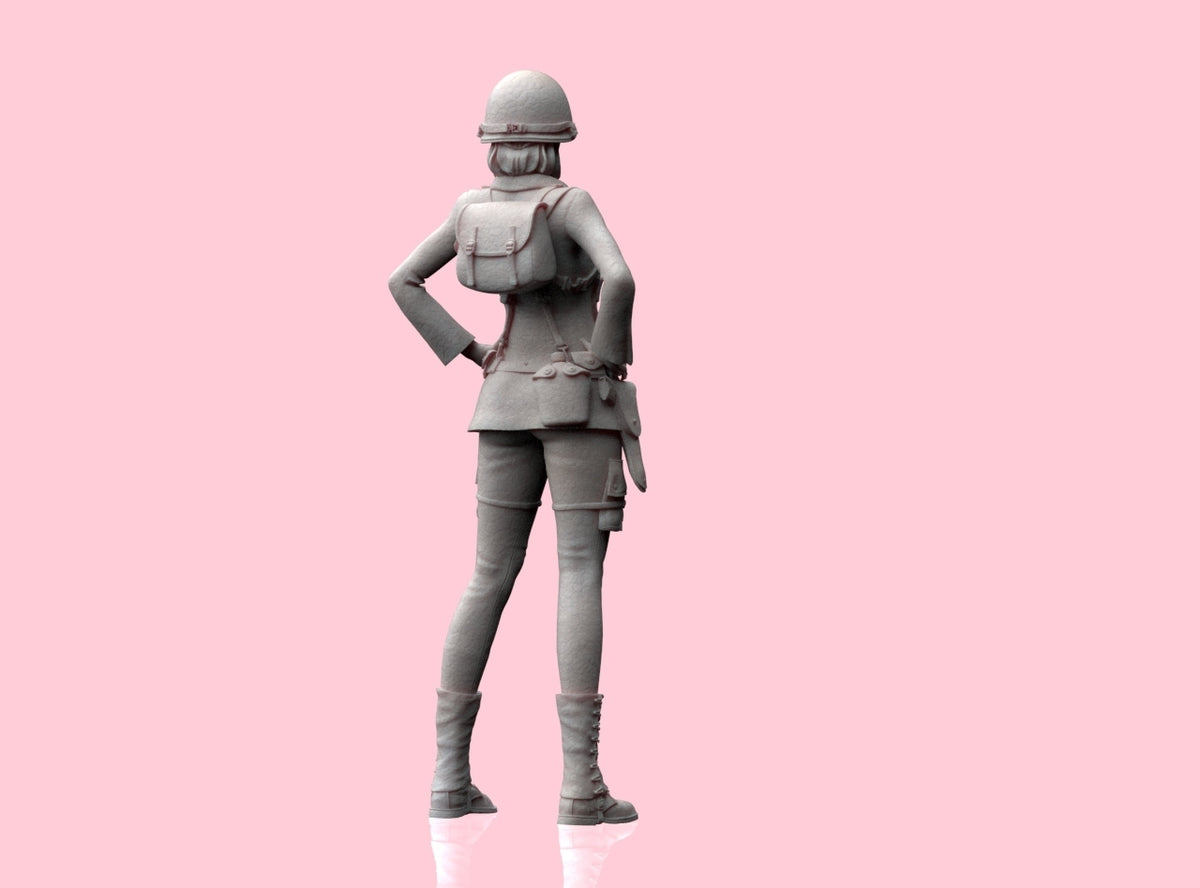 USA Woman Soldier – 1/32 scale