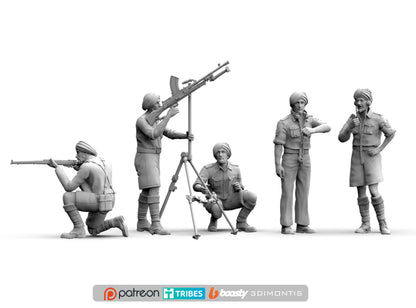 Indian Soldiers – 1/35 scale
