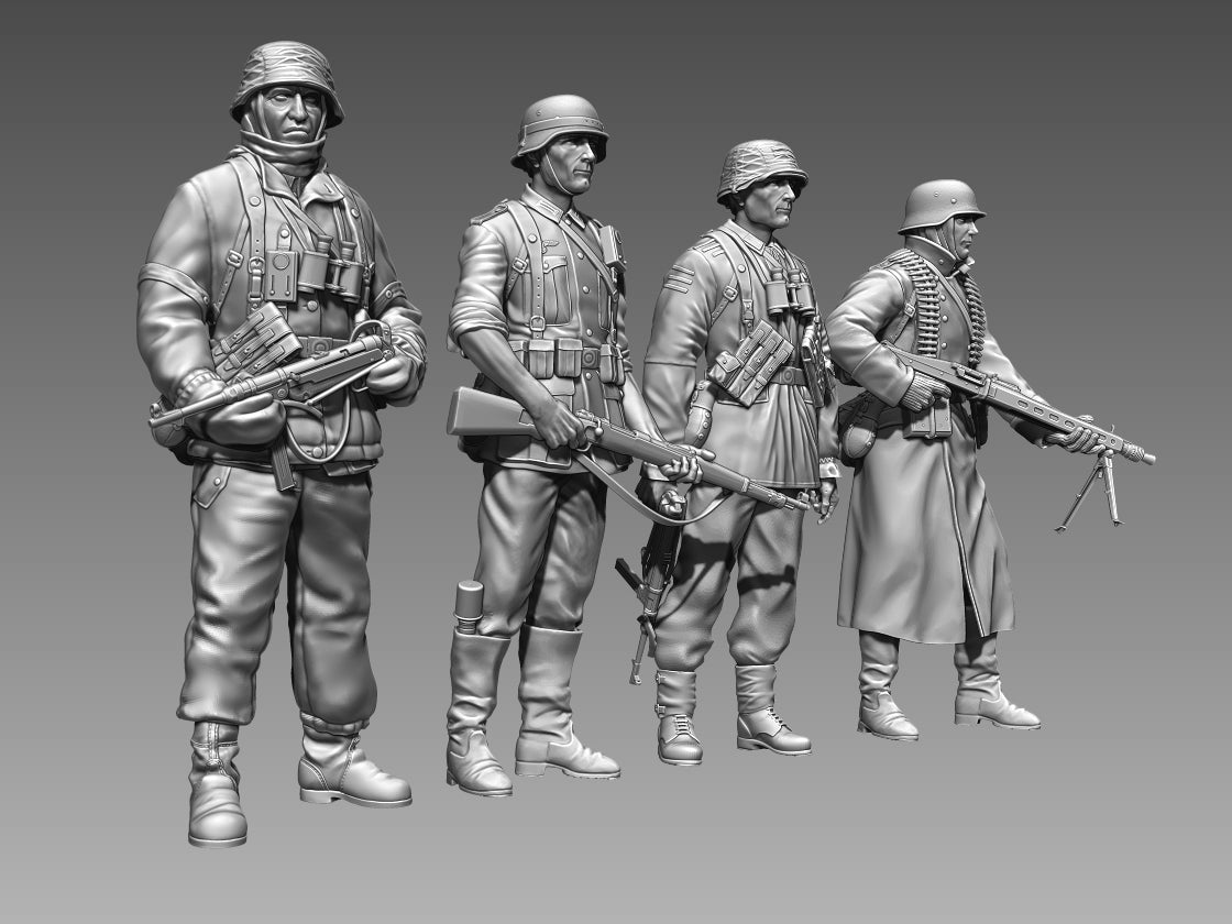 German Soldiers – 1/16 scale